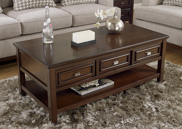 Larimer Rectangular Cocktail Table,Ashley