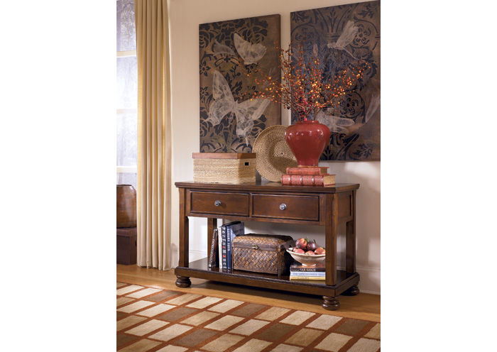 Porter Console Sofa Table,Ashley