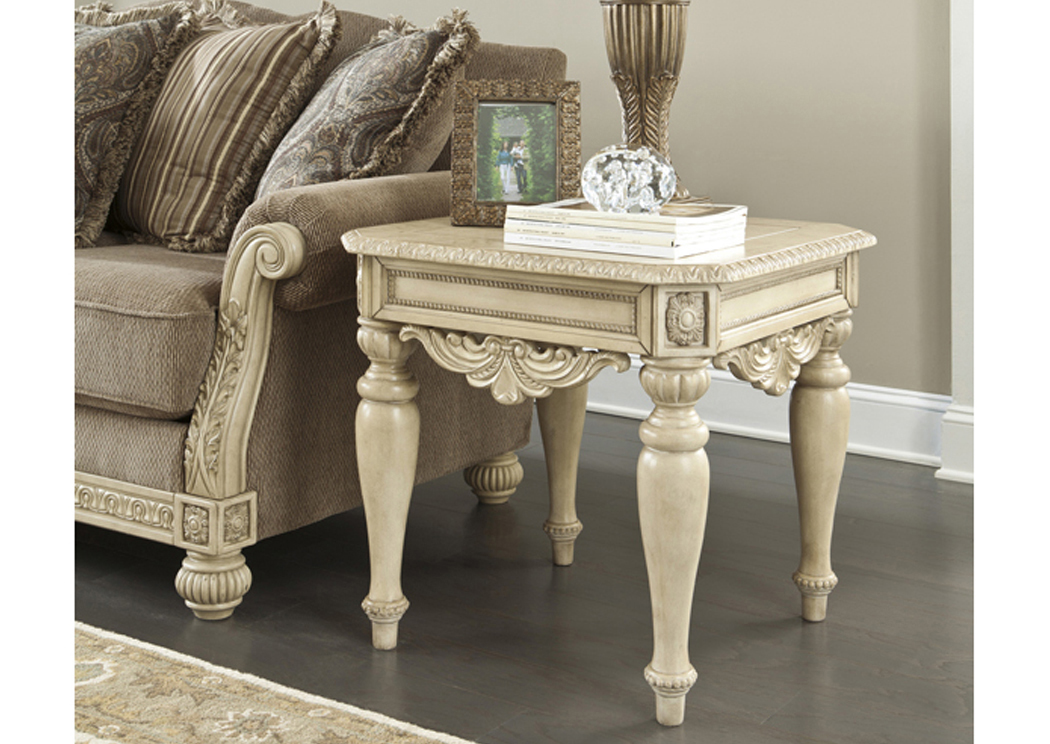 Ortanique Square End Table,Ashley