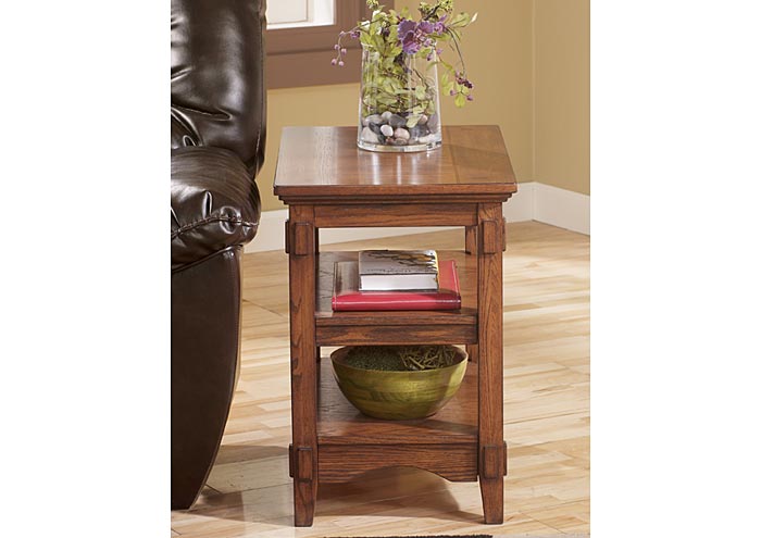 Cross Island Chairside End Table,Ashley