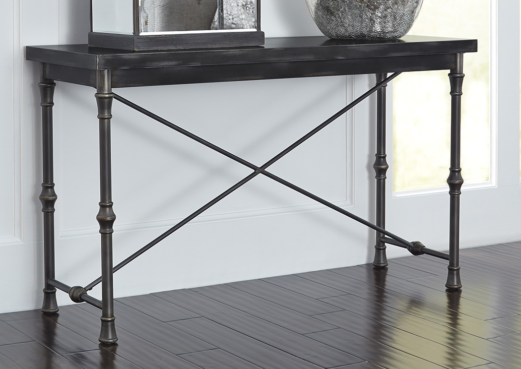 Ballor Pewter Sofa Table,Ashley