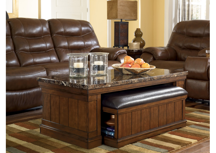 Merihill Cocktail Table w/ Ottoman,Ashley