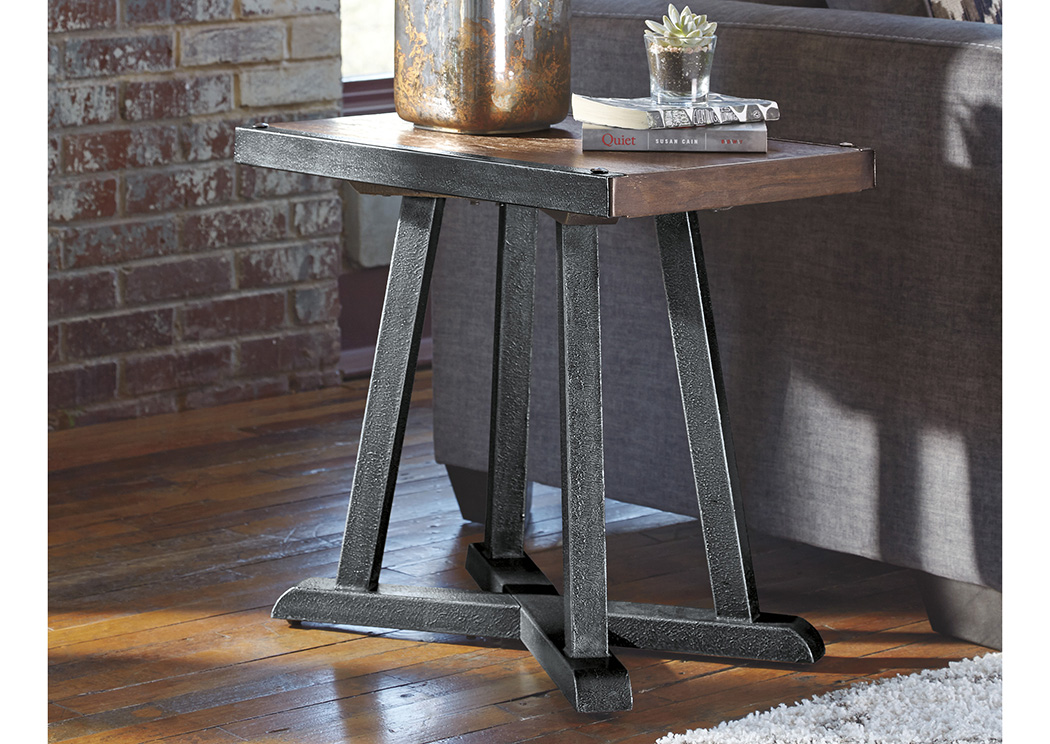 Zenfield Medium Brown Chair Side End Table,Ashley