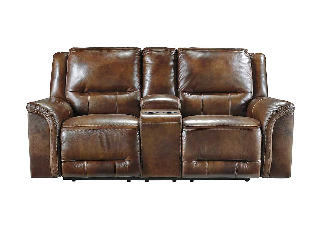 Jayron Harness Double Reclining Power Loveseat w/Console,Ashley