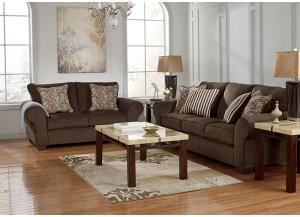 Doralynn Java Sofa & Loveseat,Ashley