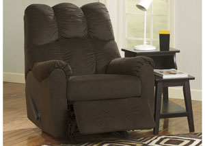 Raulo Chocolate Rocker Recliner,Ashley