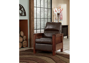 Santa Fe Bark High Leg Recliner,Ashley