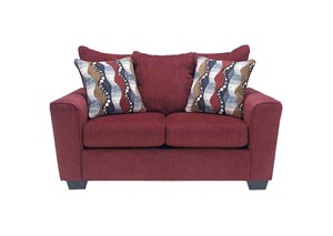 Brogain Burgundy Loveseat,Ashley