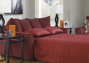 Brogain Burgundy Queen Sofa Sleeper,Ashley