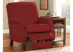 Bromwich Crimson High Leg Recliner,Ashley