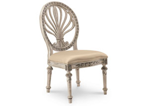 Empire Parchment Side Chair,Schnadig