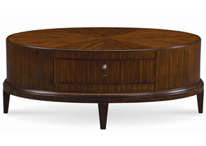 Tribeca Oval Cocktail Table,Schnadig