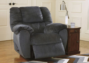 Darnely Navy Swivel Rocker Recliner,Ashley
