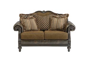 Glynallen Teak Loveseat,Ashley