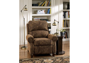 Deanville Antique Low Leg Recliner,Ashley