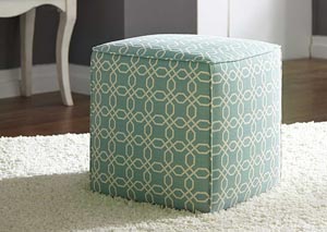 Kamibol Seafoam Accent Ottoman,Ashley