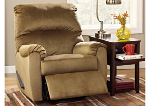 McFarin Hickory Swivel Glider Recliner,Ashley