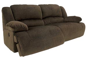 Toletta Chocolate 2 Seat Reclining Power Sofa,Ashley