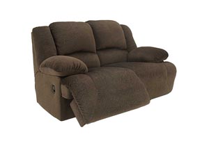 Toletta Chocolate Reclining Power Loveseat,Ashley