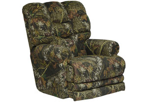 Big Falls Camo Mossy Oak Lay-Flat Recliner,Catnapper