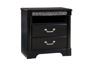 Venetian Black TV Chest,Standard