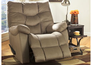 Landmark Mocha Rocker Recliner,Ashley