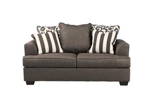 Levon Charcoal Loveseat,Ashley