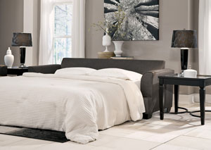 Levon Charcoal Queen Sofa Sleeper,Ashley