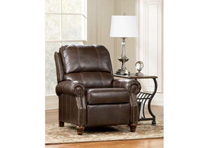 DuraBlend Brindle Low Leg Recliner,Ashley