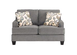 Yvette Steel Loveseat,Ashley