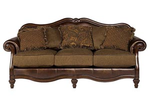 Claremore Antique Sofa,Ashley