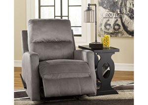 Karrabin Slate Glider Recliner,Ashley
