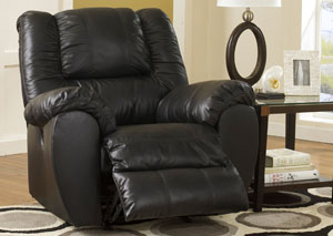 McAdams Black Rocker Recliner,Ashley