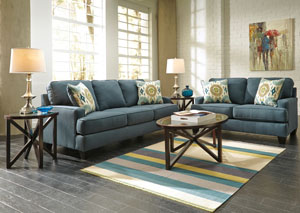 Brileigh Teal Sofa & Loveseat,Ashley