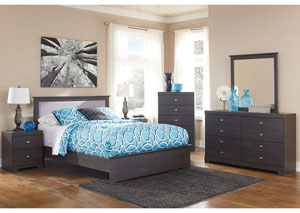 Shylyn Queen Panel Bed, Dresser & Mirror,Ashley