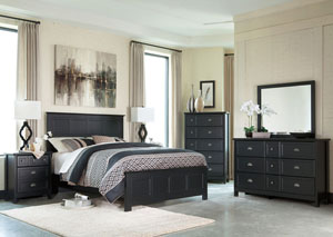 Prattfield Queen Panel Bed, Dresser & Mirror,Ashley