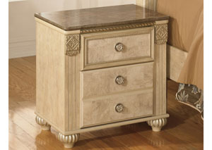 Saveaha Two Drawer Night Stand,Ashley