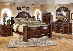 Gabriela Queen Poster Bed,Ashley