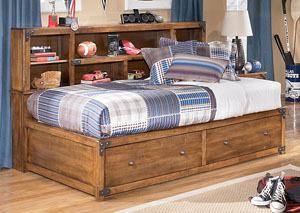 Delburne Twin Storage Captains Bed,Ashley