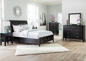 Braflin California King Storage Bed, Dresser & Mirror,Ashley