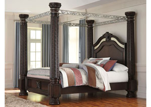 Laddenfield King Poster Bed,Ashley