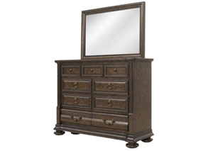 Canyon Creek Burled Ash/White Oak Dresser,Fairmont