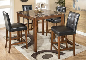 Theo 5 Piece Counter Height Dining Set,Ashley