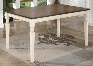 Whitesburg Rectangular Dining Table,Ashley