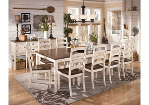 Whitesburg Rectangular Extension Table,Ashley