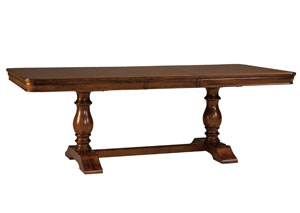 Leximore Double Pedestal Table,Ashley