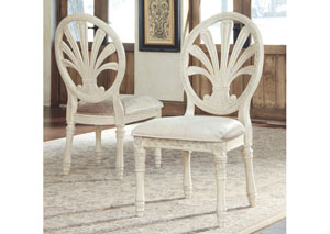 Ortanique Dining Upholstered Side Chair (Set of 2),Ashley