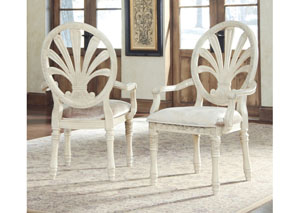 Ortanique Dining Upholstered Arm Chair (Set of 2),Ashley