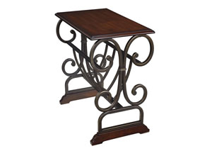 Braunsen Brown Chair Side End Table,Ashley