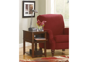 Dark Brown Chair Side End Table,Ashley